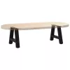  2 db A-alakú fekete dohányzóasztal láb 30 x (30-31) cm acél
