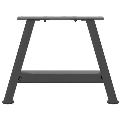  2 db antracitszürke A-alakú acél dohányzóasztal láb 30x(30-31) cm