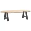  2 db antracitszürke A-alakú acél dohányzóasztal láb 30x(30-31) cm