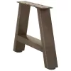  2 db A-alakú acél dohányzóasztal láb 30x(30-31) cm