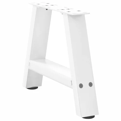  2 db A-alakú fehér dohányzóasztal láb 40 x (30-31) cm acél