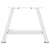  2 db A-alakú fehér dohányzóasztal láb 40 x (30-31) cm acél
