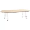  2 db A-alakú fehér dohányzóasztal láb 40 x (30-31) cm acél
