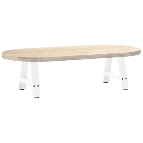  2 db A-alakú fehér dohányzóasztal láb 40 x (30-31) cm acél