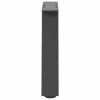  2 db antracitszürke A-alakú acél dohányzóasztal láb 40x(30-31) cm