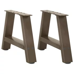    2 db A-alakú dohányzóasztal láb 40x(30-31) cm acél dohányzóasztal láb