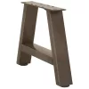  2 db A-alakú dohányzóasztal láb 40x(30-31) cm acél dohányzóasztal láb