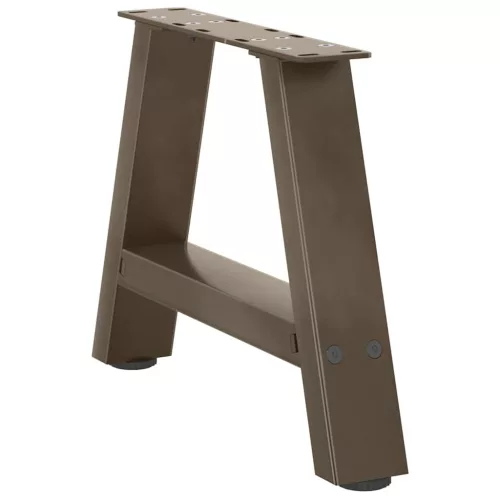  2 db A-alakú dohányzóasztal láb 40x(30-31) cm acél dohányzóasztal láb