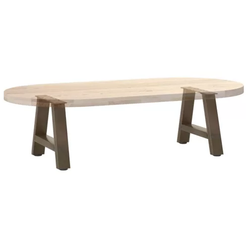  2 db A-alakú dohányzóasztal láb 40x(30-31) cm acél dohányzóasztal láb