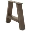  2 db A-alakú dohányzóasztal láb 50x(30-31) cm acél dohányzóasztal láb