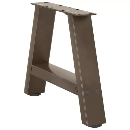  2 db A-alakú dohányzóasztal láb 50x(30-31) cm acél dohányzóasztal láb