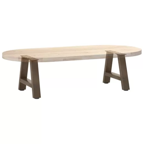  2 db A-alakú dohányzóasztal láb 50x(30-31) cm acél dohányzóasztal láb