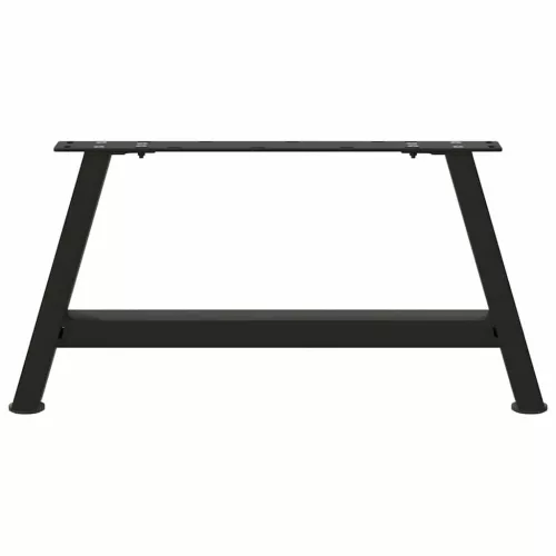  2 db fekete, A-alakú acél dohányzóasztal láb 60 x (30-31) cm