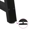  2 db fekete, A-alakú acél dohányzóasztal láb 60 x (30-31) cm
