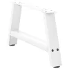  2 db A-alakú fehér dohányzóasztal láb 60 x (30-31) cm acél