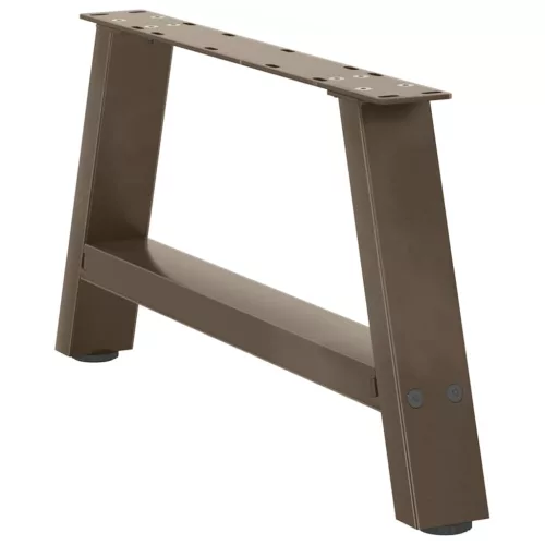  2 db A-alakú dohányzóasztal láb 60x(30-31) cm acél