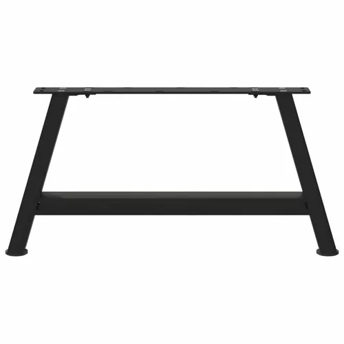  2 db fekete, A-alakú acél dohányzóasztal láb 70 x (30-31) cm