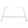  2 db A-alakú fehér dohányzóasztal láb 70 x (30-31) cm acél