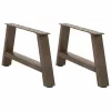  2 db A-alakú dohányzóasztal láb 70 x (30-31) cm acél
