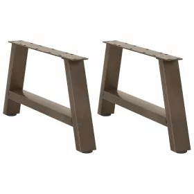  2 db A-alakú dohányzóasztal láb 70 x (30-31) cm acél