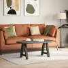  2 db fekete, A-alakú acél dohányzóasztal láb 38 x (42-43) cm