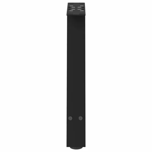  2 db fekete, A-alakú acél dohányzóasztal láb 38 x (42-43) cm