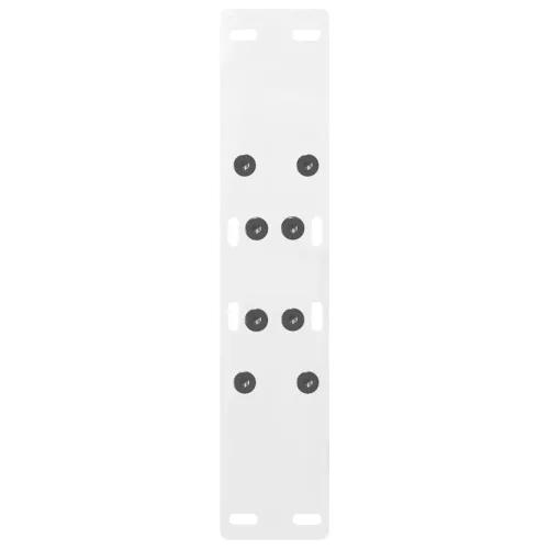  2 db A-alakú dohányzóasztal láb fehér 38x(42-43) cm acél dohányzóasztal láb