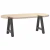  2 db antracitszürke A-alakú acél dohányzóasztal láb 38x(42-43) cm