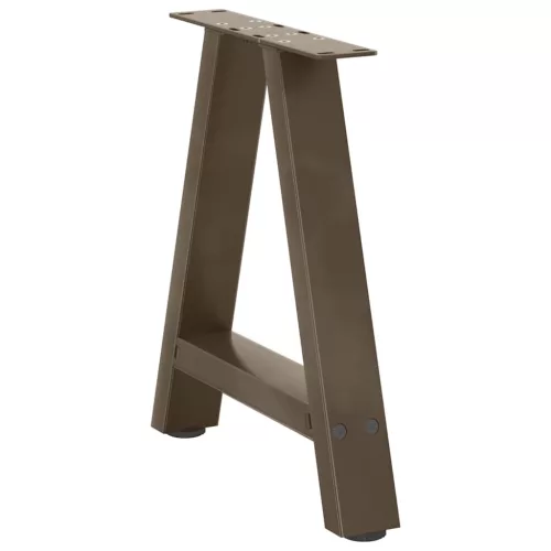  2 db A-alakú dohányzóasztal láb 38x(42-43) cm acél