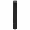  2 db fekete, A-alakú acél dohányzóasztal láb 50 x (42-43) cm