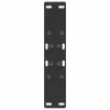  2 db fekete, A-alakú acél dohányzóasztal láb 50 x (42-43) cm