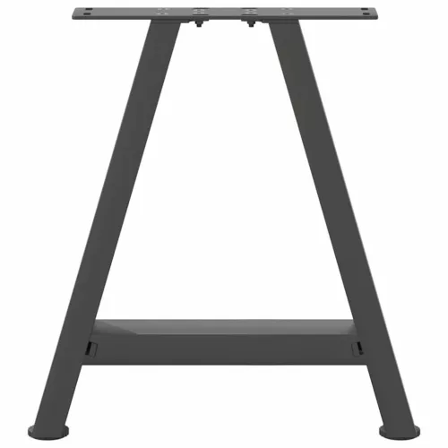  2 db antracitszürke A-alakú acél dohányzóasztal láb 50x(42-43) cm