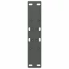  2 db antracitszürke A-alakú acél dohányzóasztal láb 50x(42-43) cm