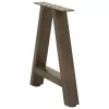  2 db A-alakú dohányzóasztal láb 50x(42-43) cm acél dohányzóasztal láb