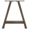  2 db A-alakú dohányzóasztal láb 50x(42-43) cm acél dohányzóasztal láb