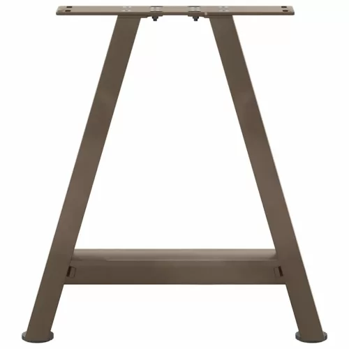  2 db A-alakú dohányzóasztal láb 50x(42-43) cm acél dohányzóasztal láb