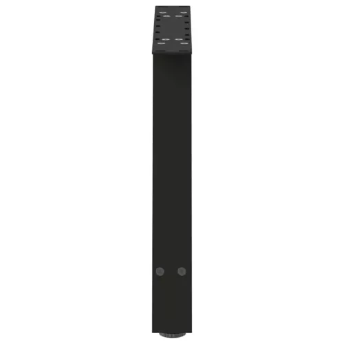  2 db A-alakú dohányzóasztal láb fekete 60 x (42-43) cm acél dohányzóasztal láb