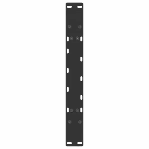  2 db A-alakú dohányzóasztal láb fekete 60 x (42-43) cm acél dohányzóasztal láb