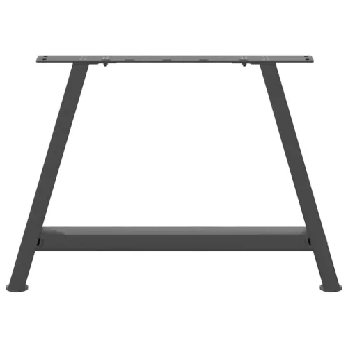  2 db antracitszürke A-alakú acél dohányzóasztal láb 60 x (42-43) cm