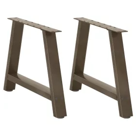  2 db A-alakú dohányzóasztal láb 60 x (42-43) cm acél