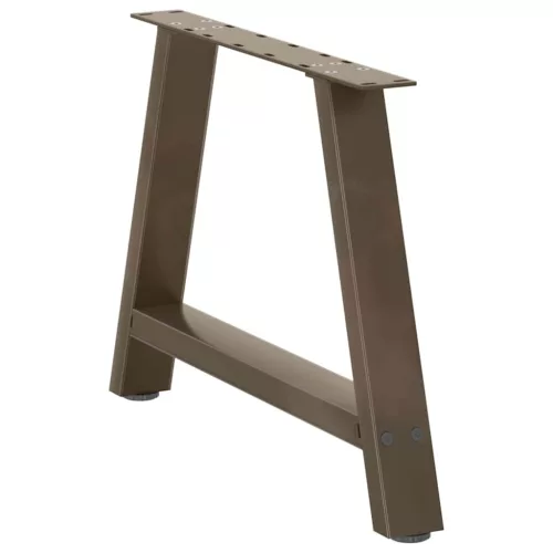  2 db A-alakú dohányzóasztal láb 60 x (42-43) cm acél