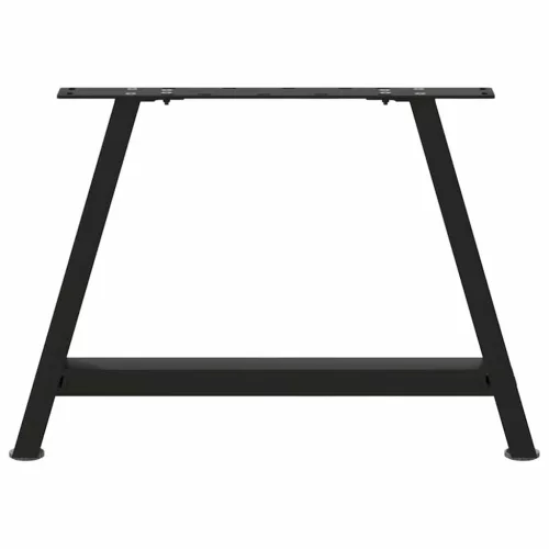 2 db A-alakú fekete dohányzóasztal láb 70 x (42-43) cm acél