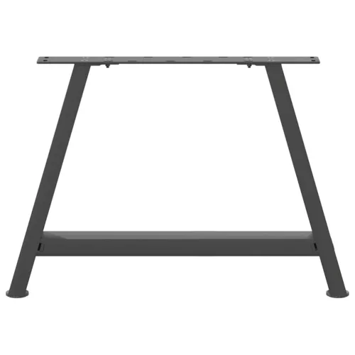  2 db antracitszürke A-alakú acél dohányzóasztal láb 70 x (42-43) cm