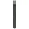  2 db antracitszürke A-alakú acél dohányzóasztal láb 70 x (42-43) cm