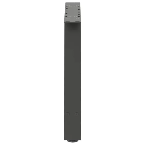 2 db antracitszürke A-alakú acél dohányzóasztal láb 70 x (42-43) cm