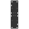  2 db fekete A-alakú acél étkezőasztal láb 50 x (72-73) cm