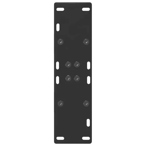  2 db fekete A-alakú acél étkezőasztal láb 50 x (72-73) cm