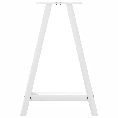  2 db fehér A-alakú étkezőasztal láb 50 x (72-73) cm acél étkezőasztal láb