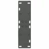  2 db antracitszürke A-alakú acél étkezőasztal láb 50x(72-73) cm