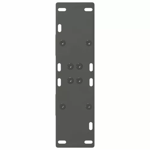  2 db antracitszürke A-alakú acél étkezőasztal láb 50x(72-73) cm